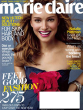 Marie Claire Jan 2010 cover